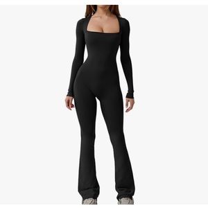 Black Qinsen Jumpsuit
